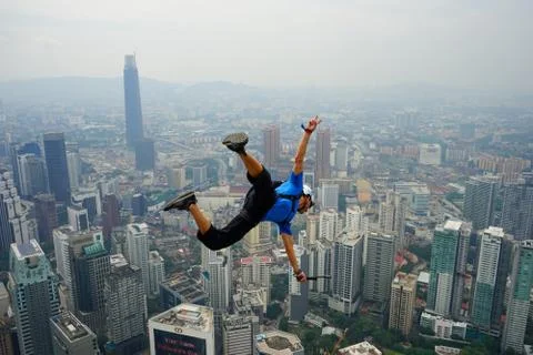 Base Jumpers Stock Photos