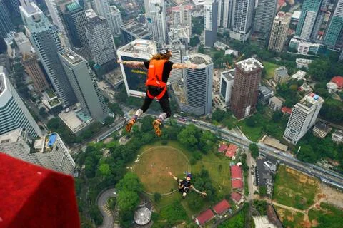 Base Jumpers Stock Photos