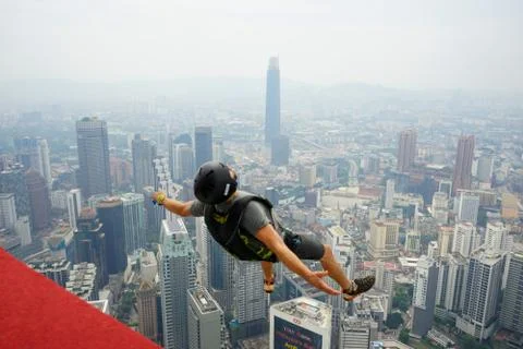 Base Jumpers Stock Photos