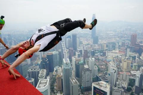 Base Jumpers Stock Photos