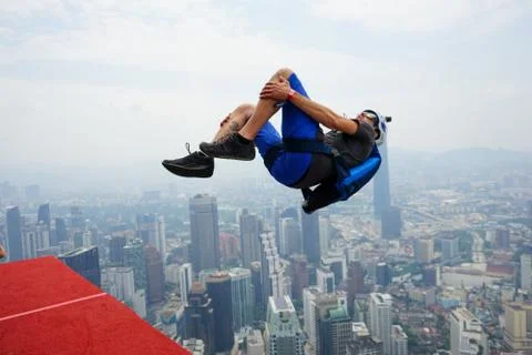 Base Jumpers Stock Photos