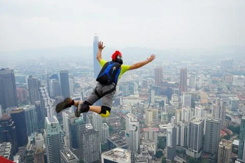 Base Jumpers Stock Photos