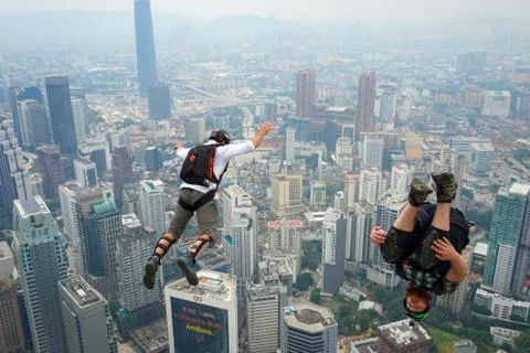 Base Jumpers Stock Photos