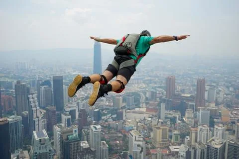 Base Jumpers Stock Photos
