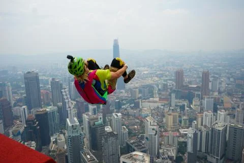 Base Jumpers Stock Photos