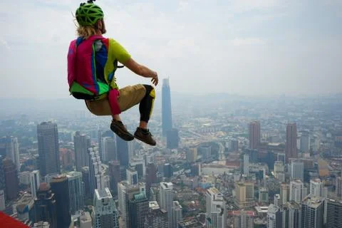 Base Jumpers Stock Photos