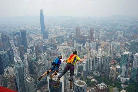 Base Jumpers Stock Photos