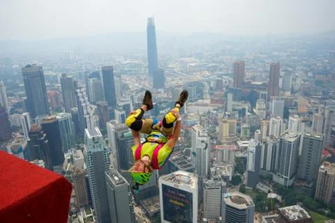 Base Jumpers Stock Photos