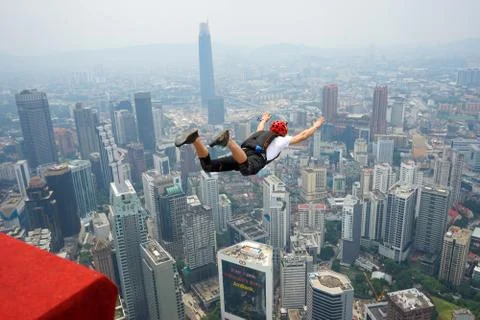 Base Jumpers Stock Photos