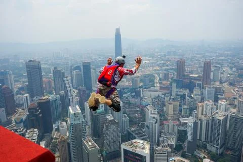 Base Jumpers Stock Photos