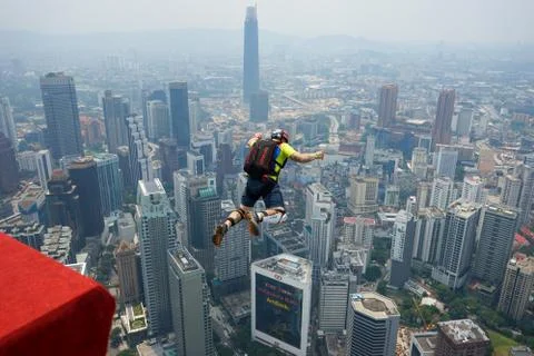 Base Jumpers Stock Photos