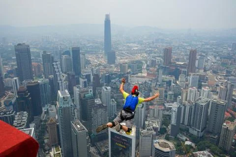Base Jumpers Stock Photos