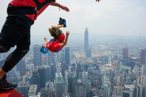 Base Jumpers Stock Photos