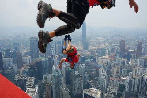 Base Jumpers Stock Photos