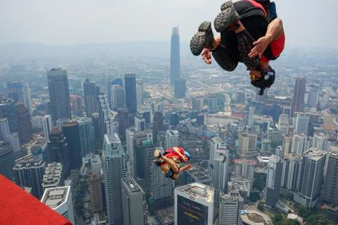 Base Jumpers Stock Photos