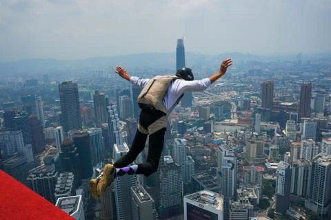 Base Jumpers Stock Photos