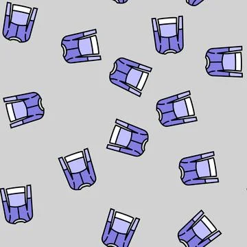 Base layer thermal underwear vector seamless pattern 库存插图