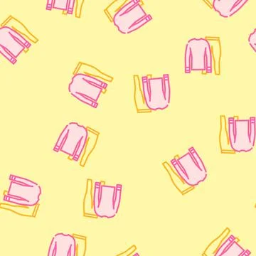 Base layer thermal underwear vector seamless pattern 库存插图