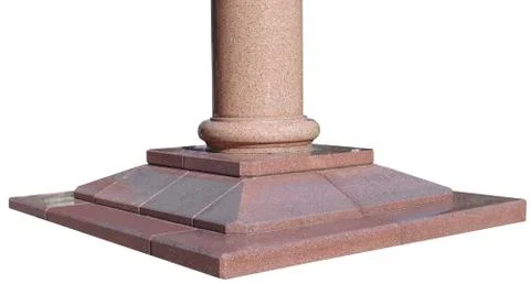 The base of the monument is made of granite Stock Photos