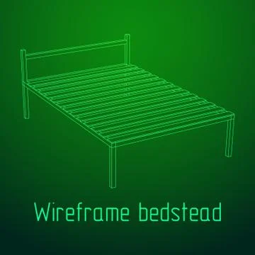 Base orthopedic bed Stock Illustration