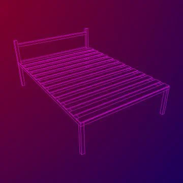 Base orthopedic bed Stock Illustration