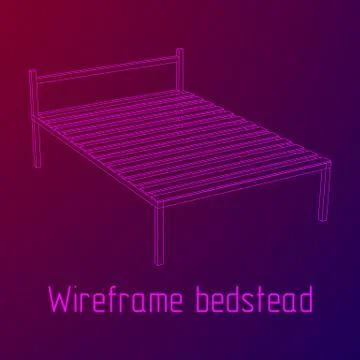 Base orthopedic bed Stock Illustration