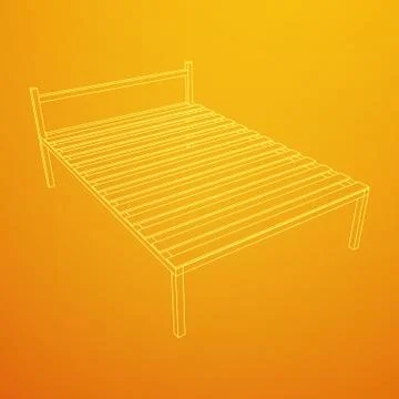 Base orthopedic bed Stock Illustration