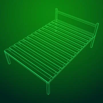 Base orthopedic bed Stock Illustration