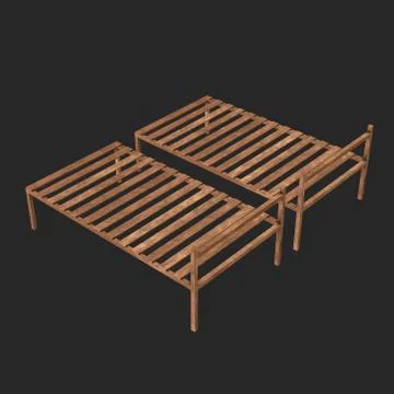 Base orthopedic bed Stock Illustration