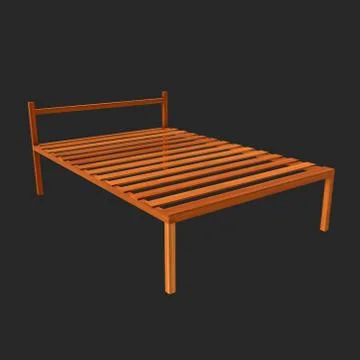 Base orthopedic bed Stock Illustration