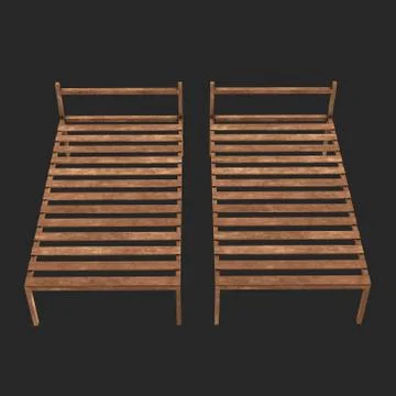 Base orthopedic bed Stock Illustration