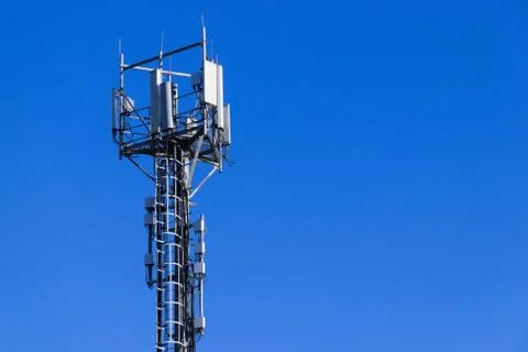 Base station network operator. 5G. 4G, 3G mobile technologies. Stock Photos