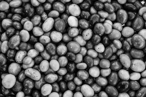 Base tone pattern stained glazed candy many lollipop pastry background Stock Photos