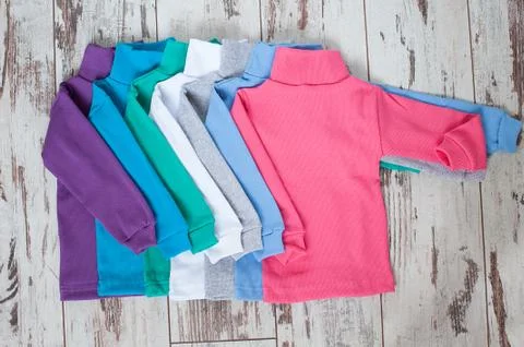 Base turtlenecks Stock Photos