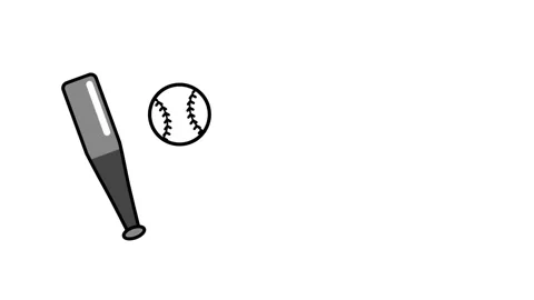 Baseball and Bat Interaction Stock Footage 335672266