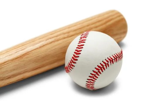 Baseball and Bat Stock Photos