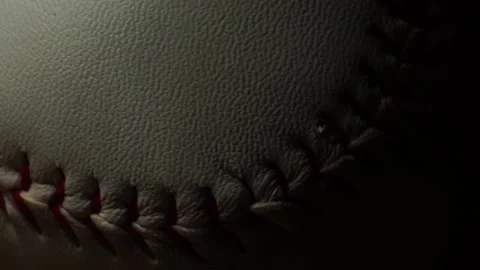A baseball and equipment with a moving light follow Stock Footage 224320011