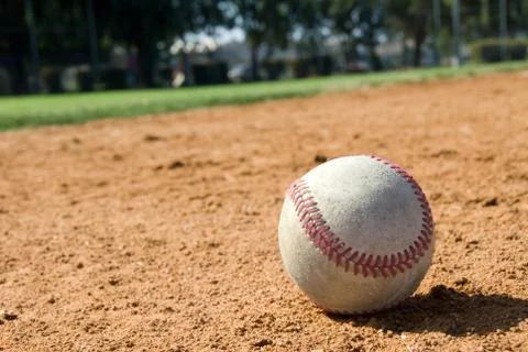 Baseball and field Stock Photos