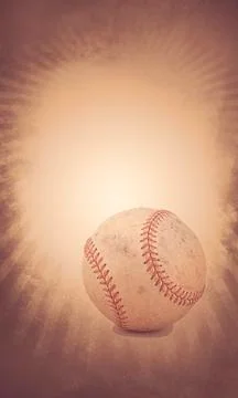Baseball background Stock Illustration