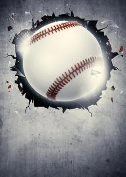 Baseball background Stock Illustration