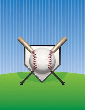 Baseball background illustration 스톡 일러스트
