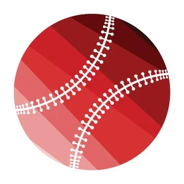 Baseball ball icon Stock Illustration