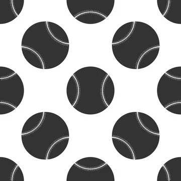 Baseball ball icon pattern Stock Illustration