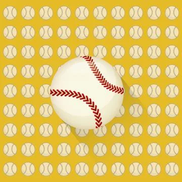Baseball ball icons Illustrazione stock