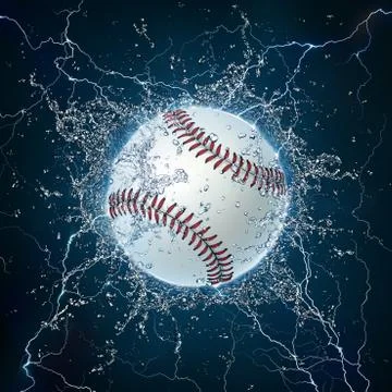 Baseball Ball Stock Illustration
