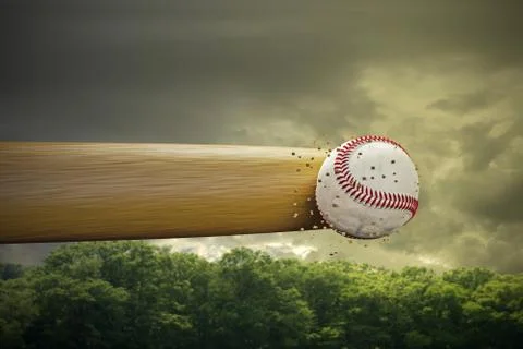 Baseball ball Stock Illustration