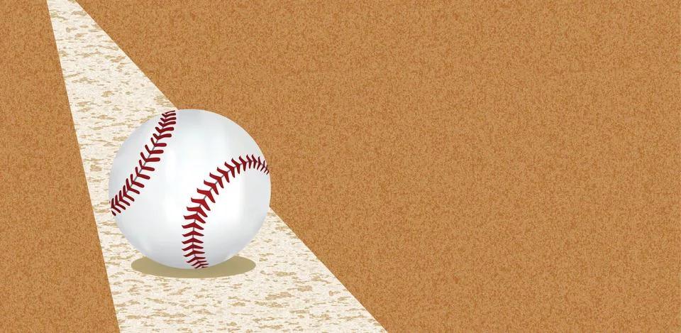 Baseball ball Stock Illustration