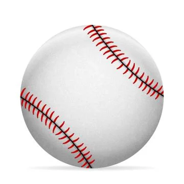 Baseball ball Stock Illustration