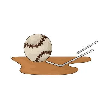 Baseball Ball illustration Stock Illustration