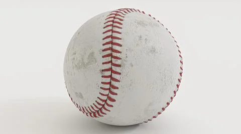 Baseball ball isolated on white Stock Illustration